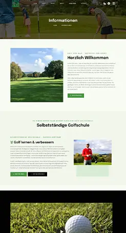 Golf Club Harz Sympic Webdesign Referenz Einsteiger