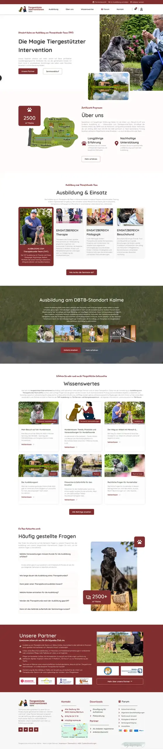 Sympic Webdesign - TGI Kalme Referenz